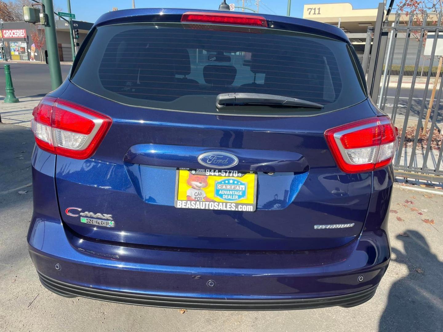 2017 Blue /BLACK Ford C-Max Energi (1FADP5FU9HL) , located at 744 E Miner Ave, Stockton, CA, 95202, (209) 944-5770, 37.956863, -121.282082 - Photo#12